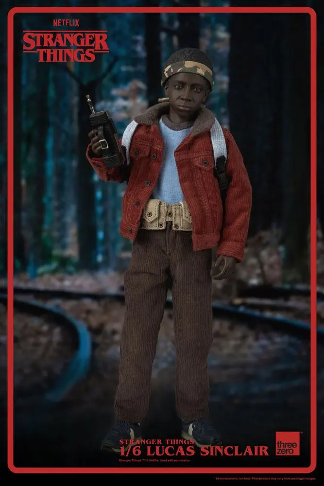 Stranger Things Action Figure 1/6 Lucas Sinclair 23 cm termékfotó