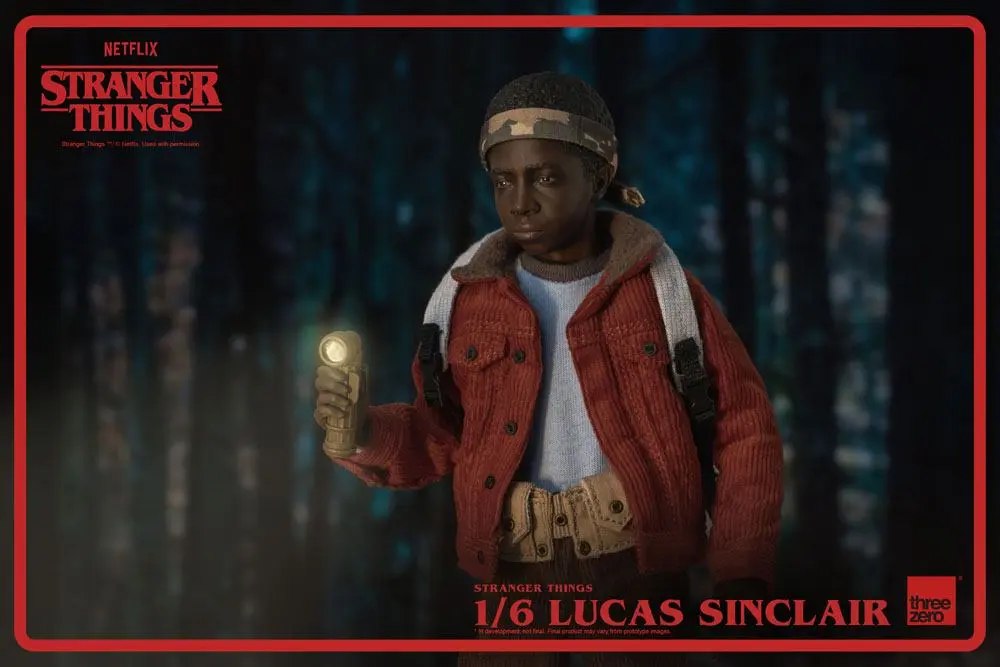 Stranger Things Action Figure 1/6 Lucas Sinclair 23 cm termékfotó