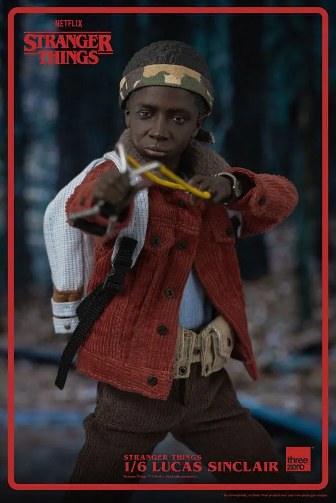 Stranger Things Action Figure 1/6 Lucas Sinclair 23 cm termékfotó