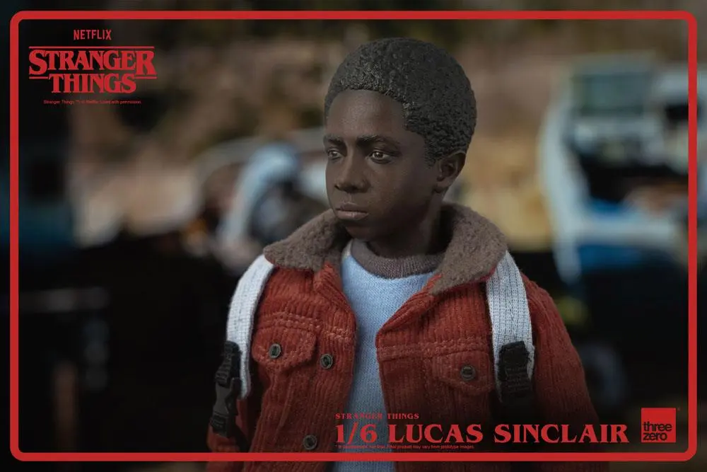 Stranger Things Action Figure 1/6 Lucas Sinclair 23 cm termékfotó