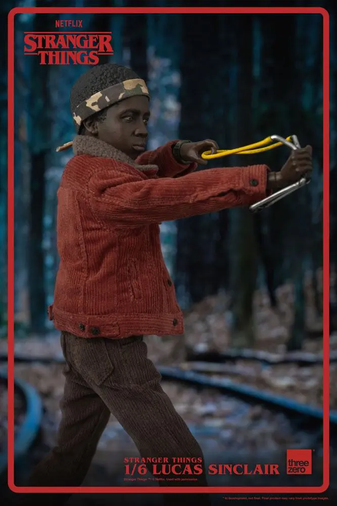 Stranger Things Action Figure 1/6 Lucas Sinclair 23 cm termékfotó