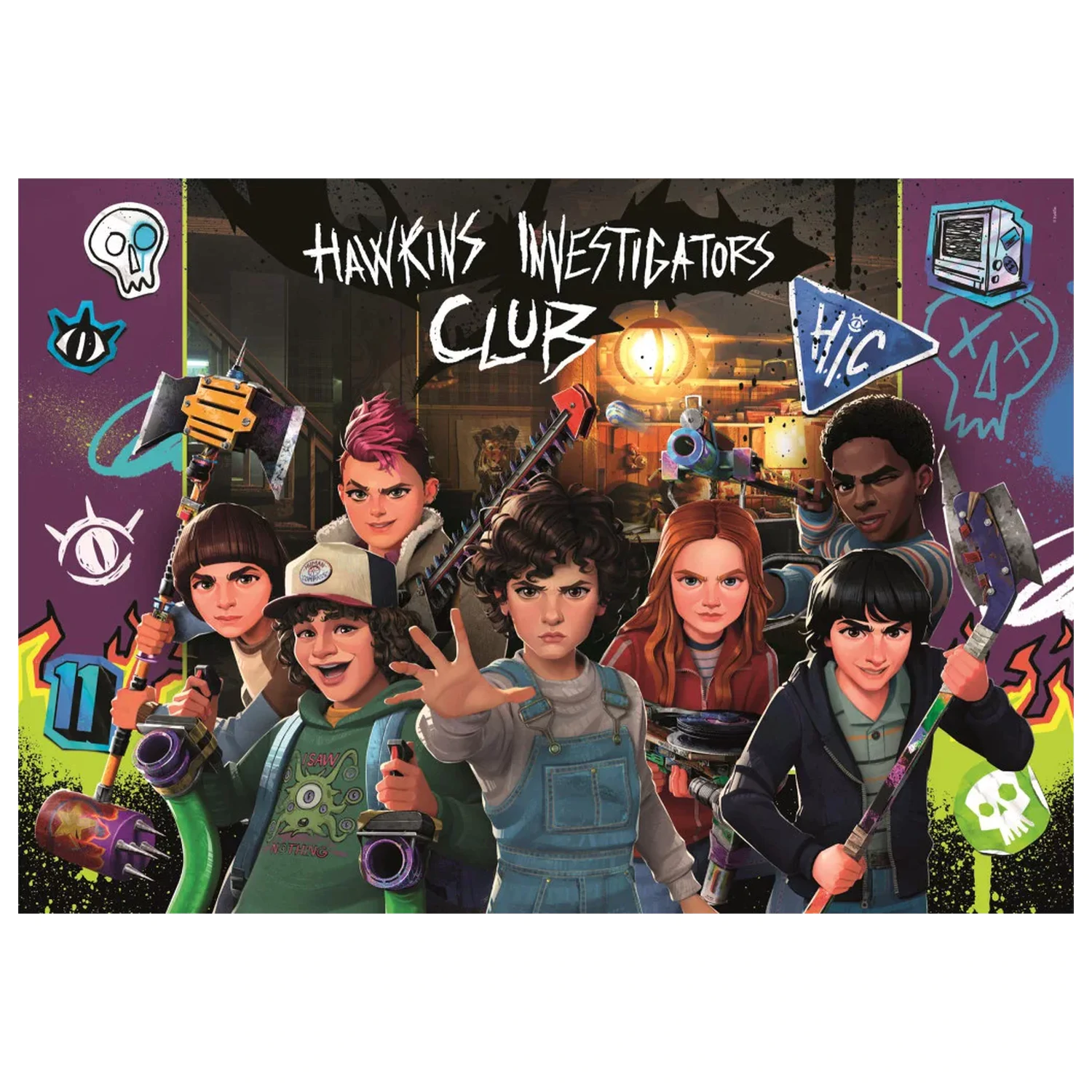 Stranger Things 180-piece puzzle product photo