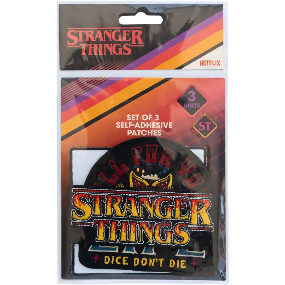 Stranger Things 3 set patch product photo