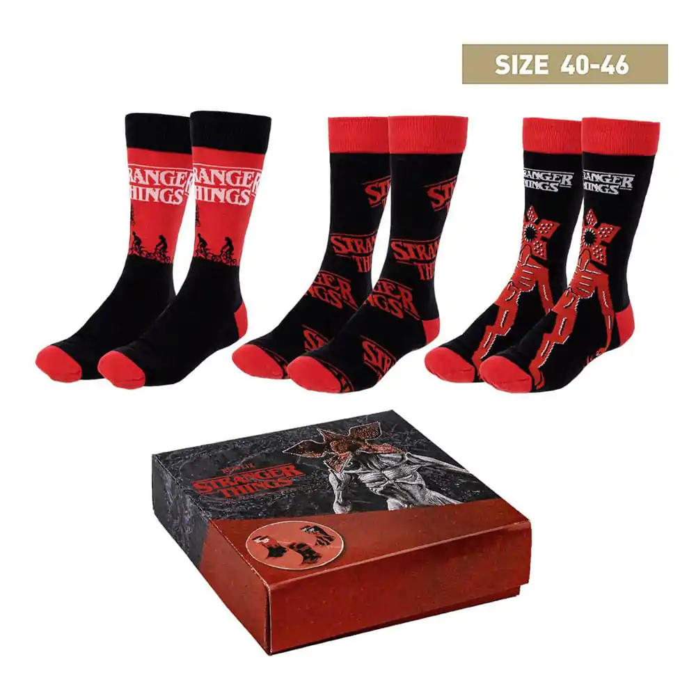 Stranger Things Socks 3-Pack 40-46 termékfotó