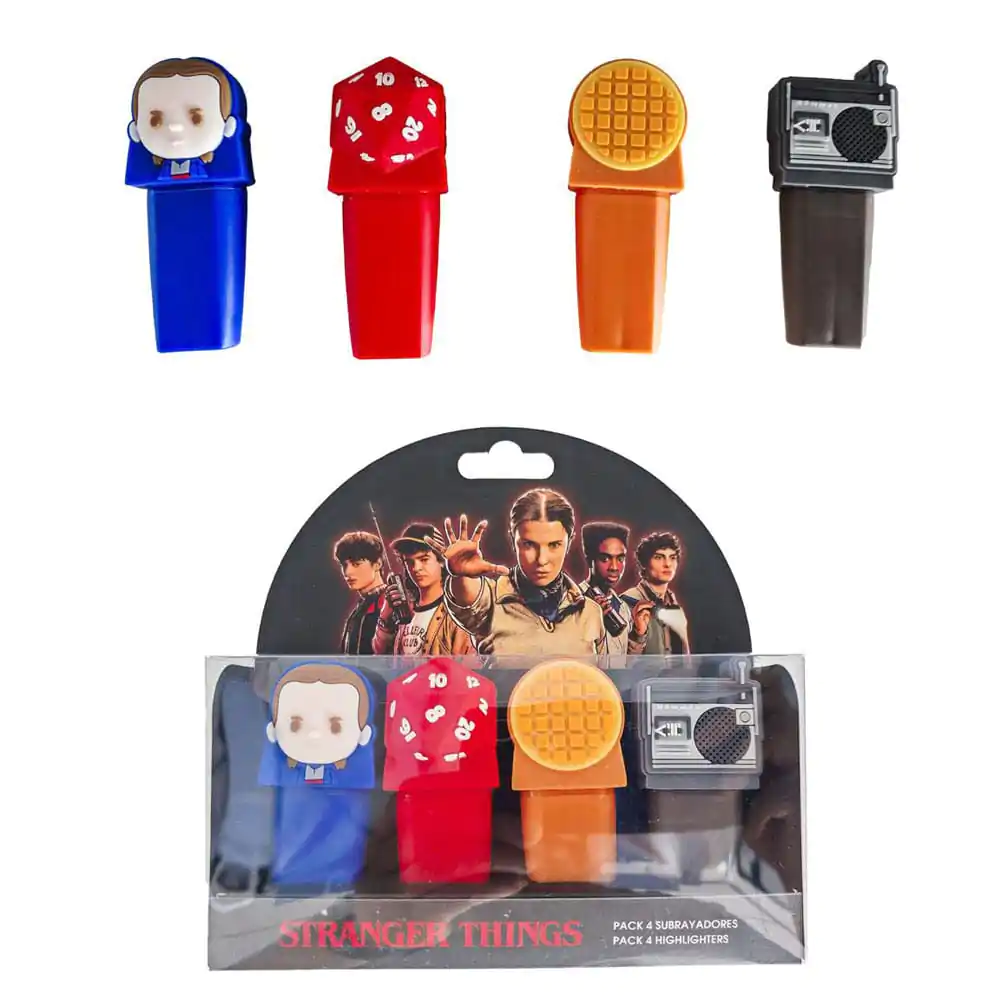 Stranger Things pack 4 highlighters product photo