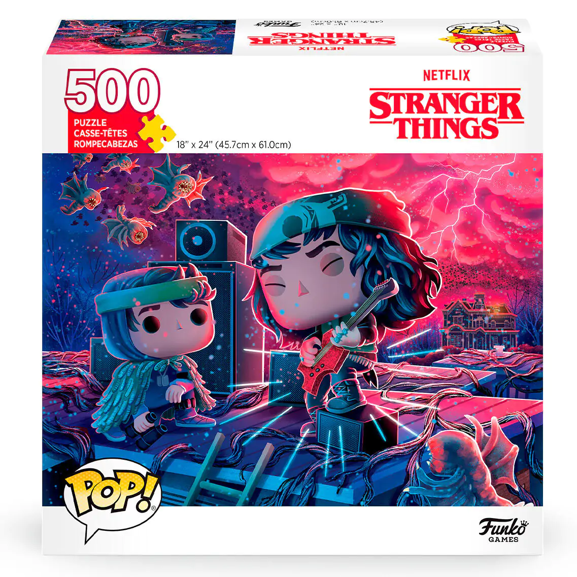 Stranger Things 4 Eddie Guitar puzzle 50pcs product photo