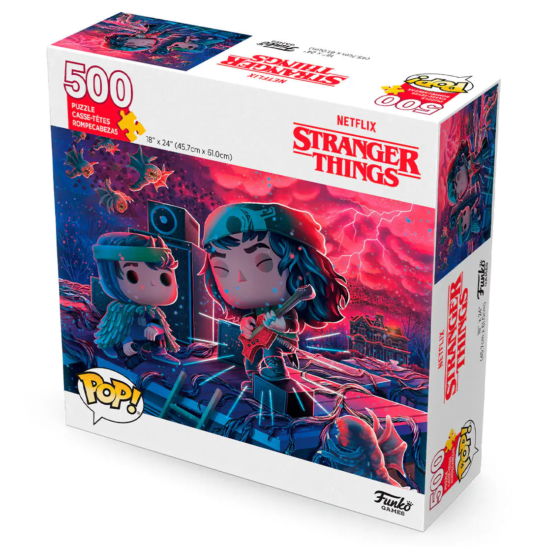 Stranger Things 4 Eddie Guitar puzzle 50pcs product photo