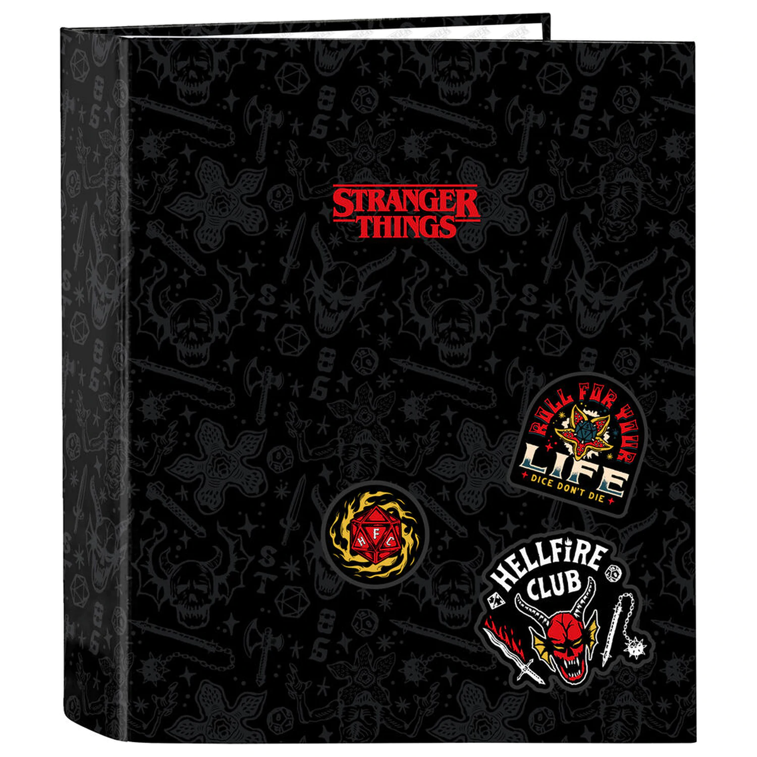 Stranger Things 4-ring binder product photo