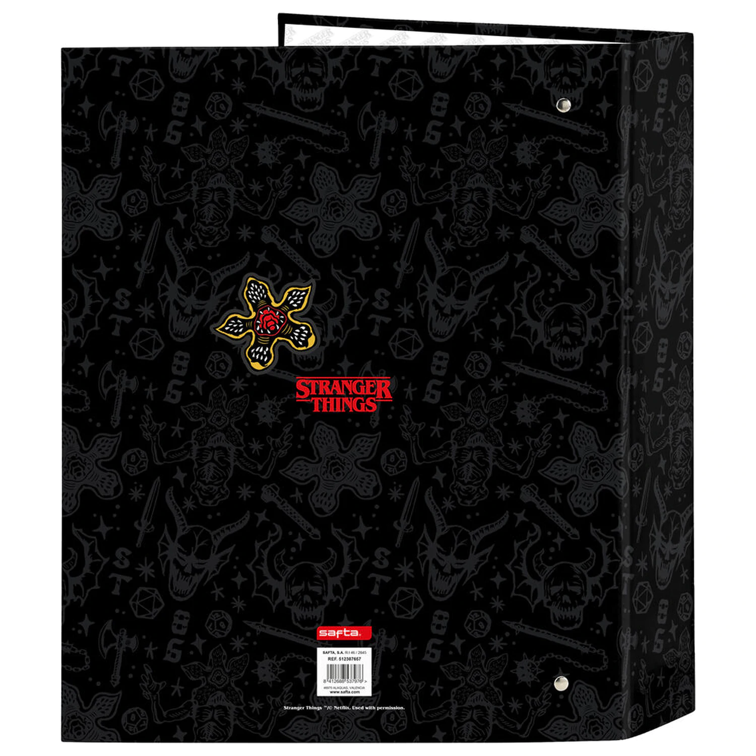 Stranger Things 4-ring binder product photo