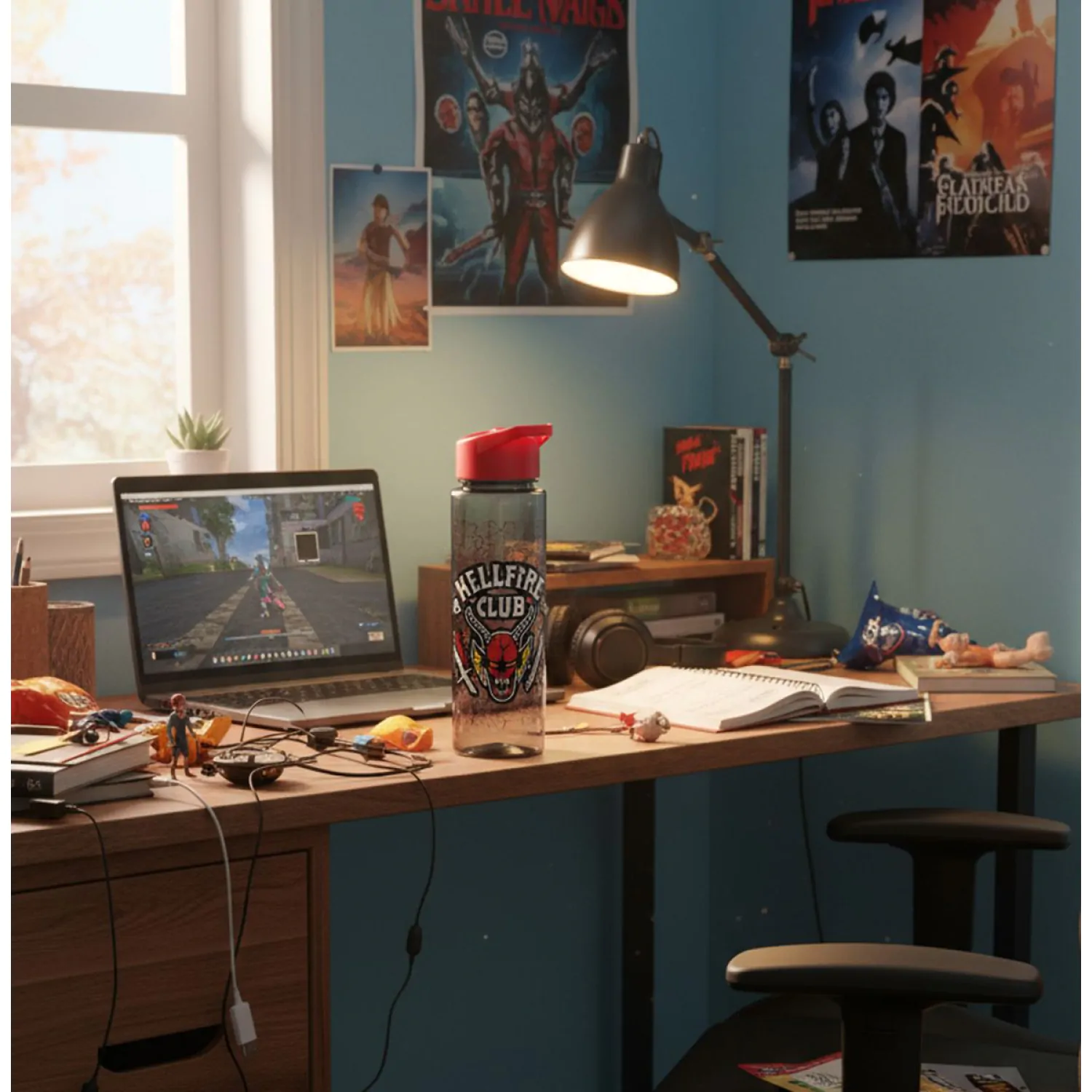 Stranger Things Drink Bottle Hellfire Club product photo