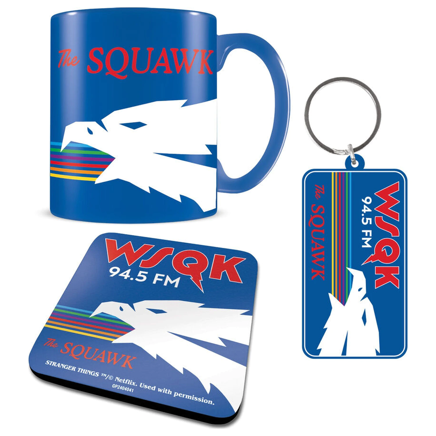 Stranger Things 5 Set Mug + Coaster + keychain product photo