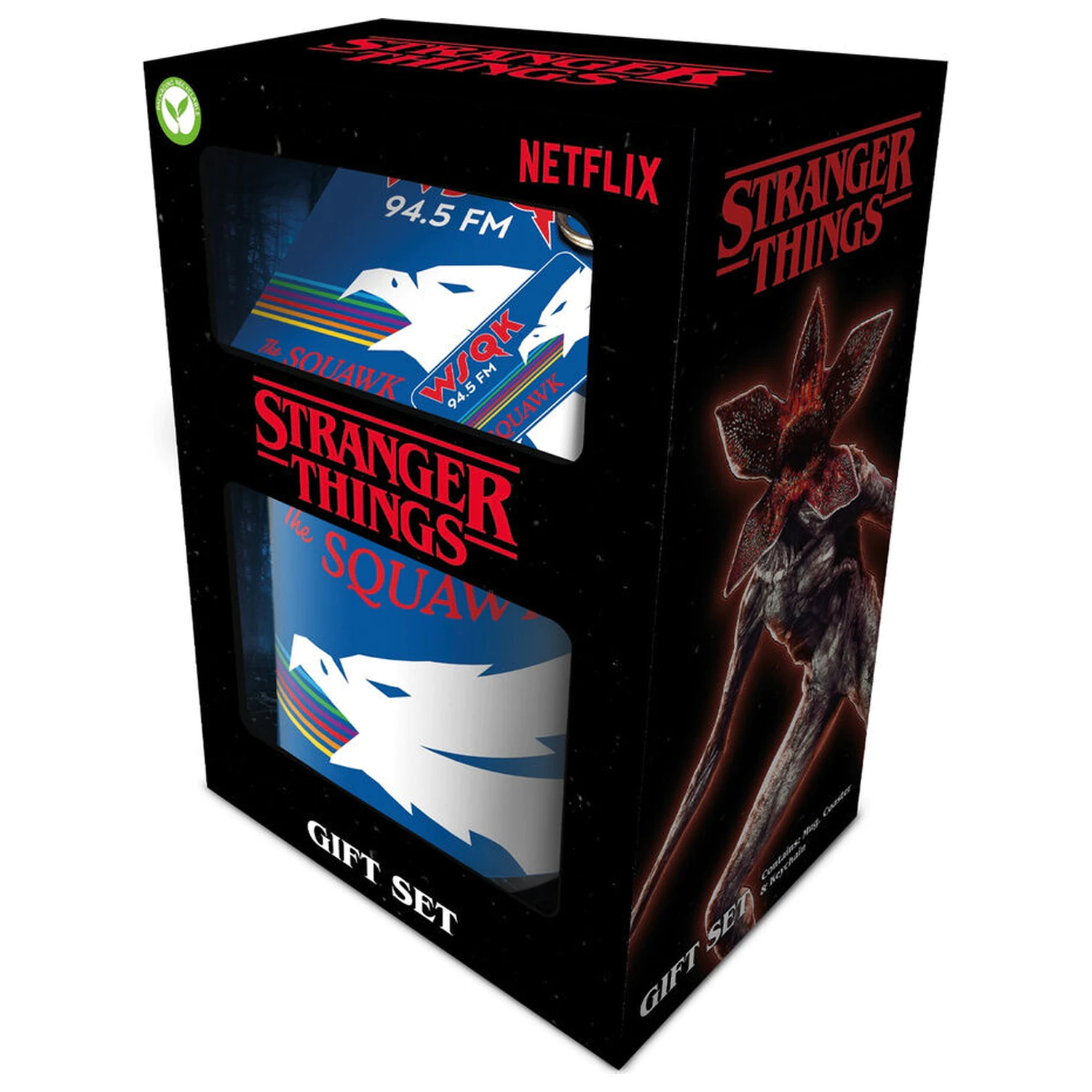 Stranger Things 5 Set Mug + Coaster + keychain product photo
