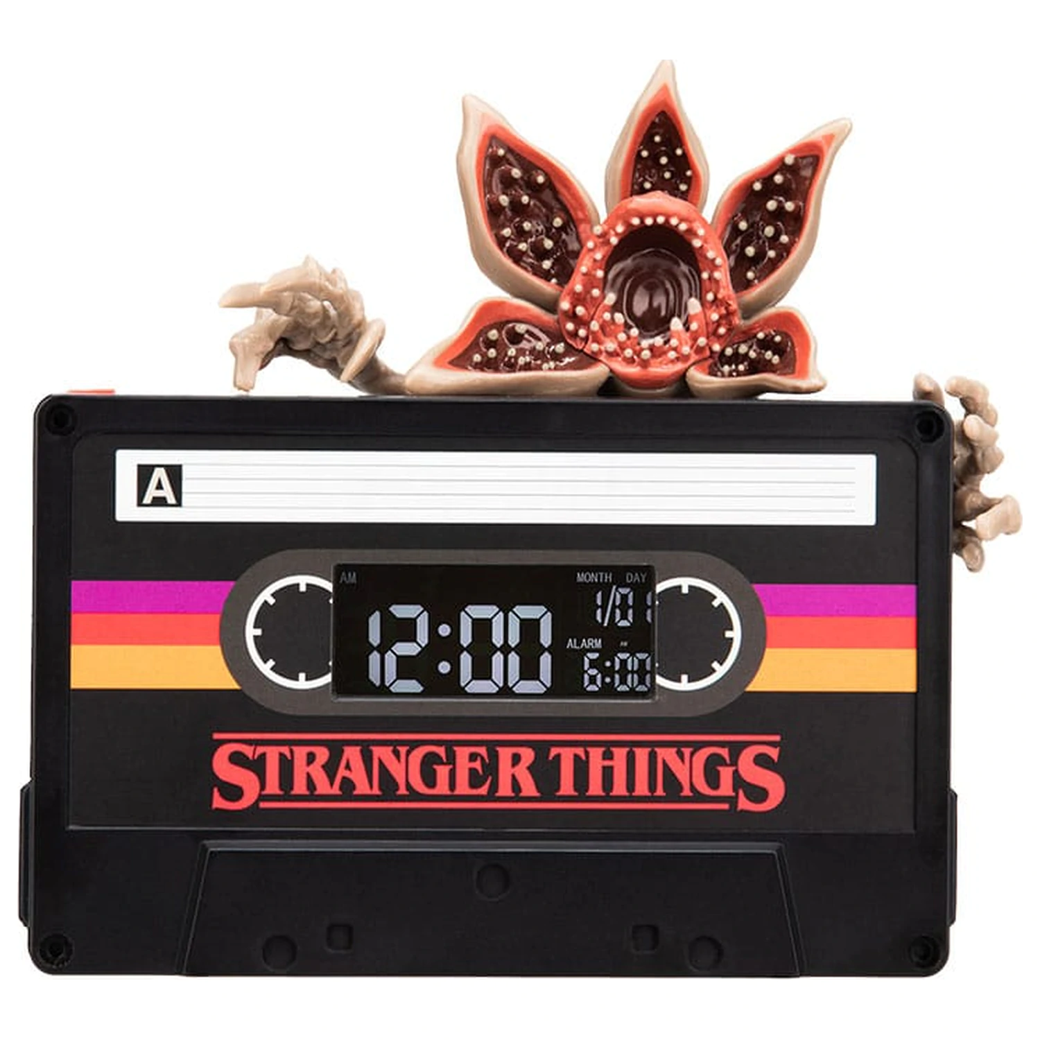 Stranger Things 5 Alarm Clock Demogorgon Cassette 15 cm product photo