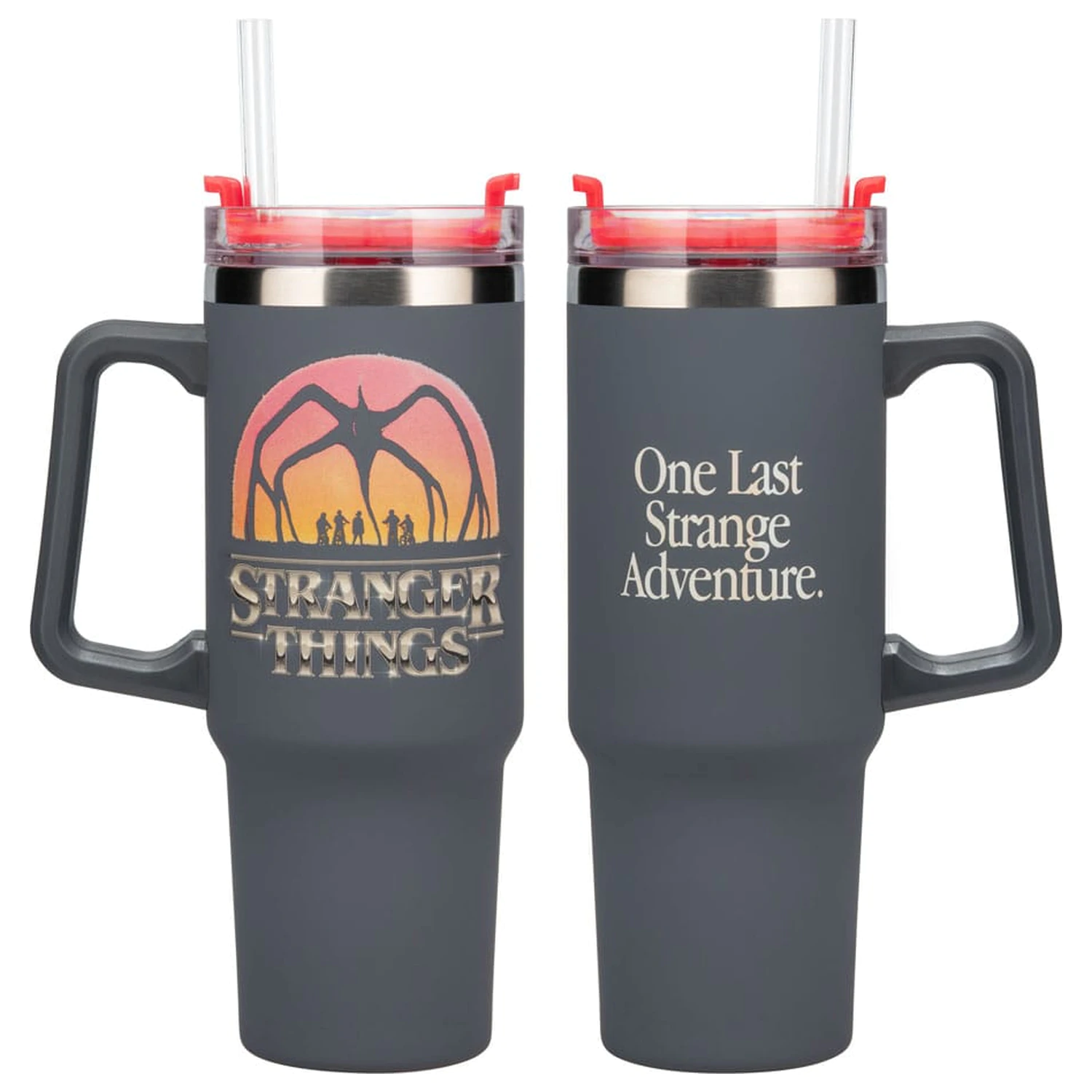 Stranger Things 5 Drinking cup with straw 900 ml product photo