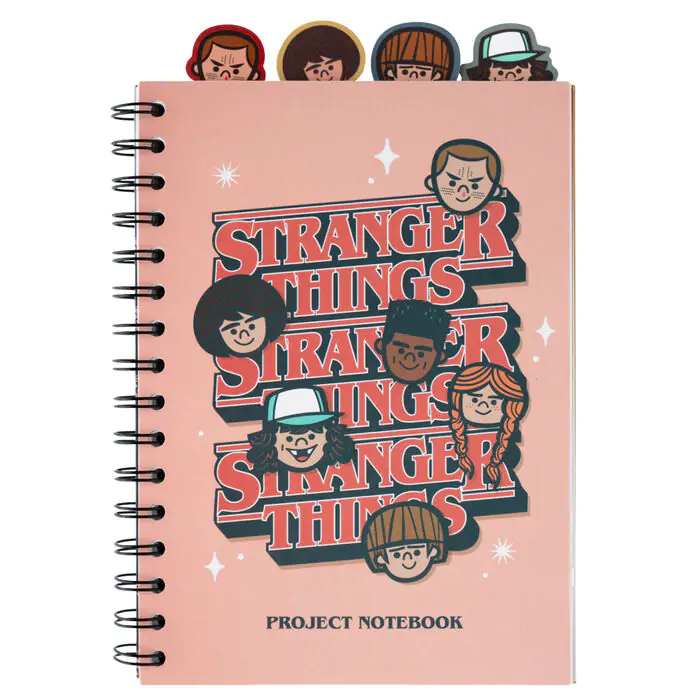 Stranger Things A5 notebook product photo