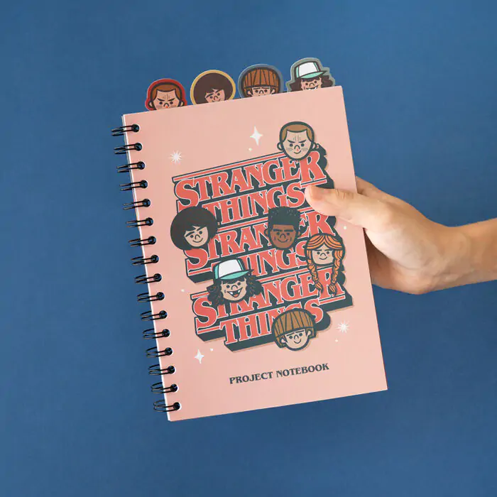 Stranger Things A5 notebook product photo