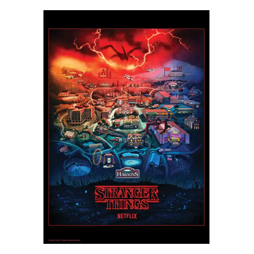 Stranger Things Art Print Limited Edition 42 x 30 cm termékfotó