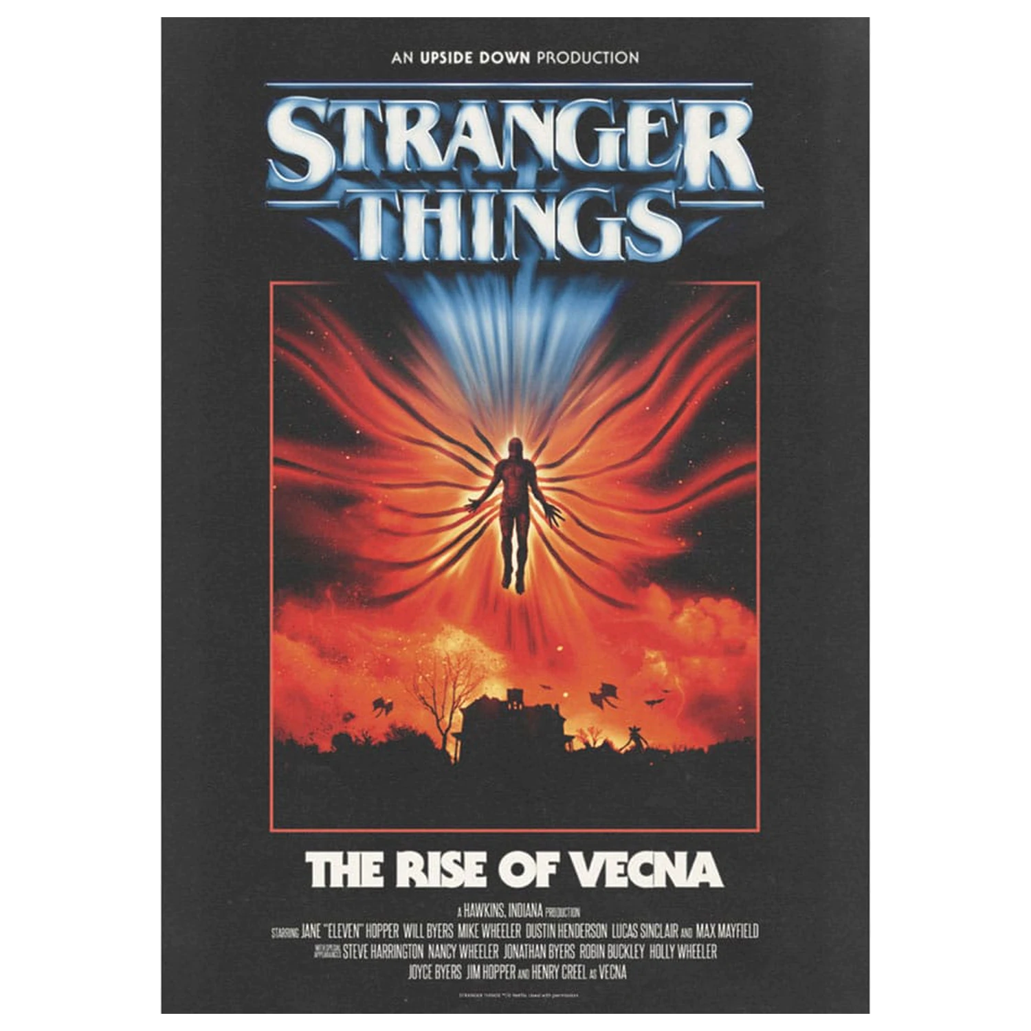 Stranger Things Art Print The Rise of Vecna Limited Edition 42 x 30 cm      product photo