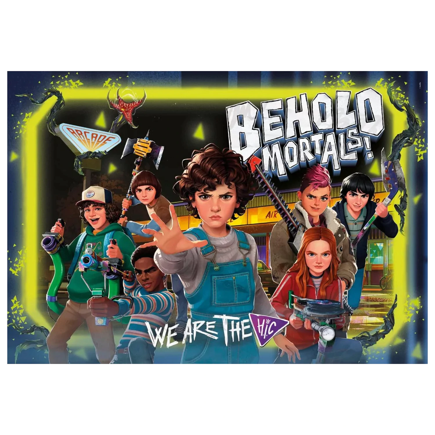 Stranger Things Behold Mortals 180-piece puzzle product photo