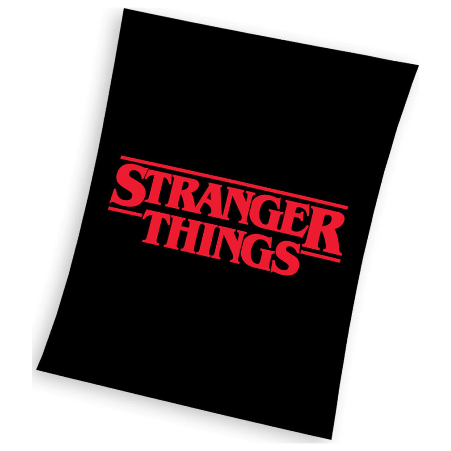 Stranger Things Black Fleece Blanket product photo