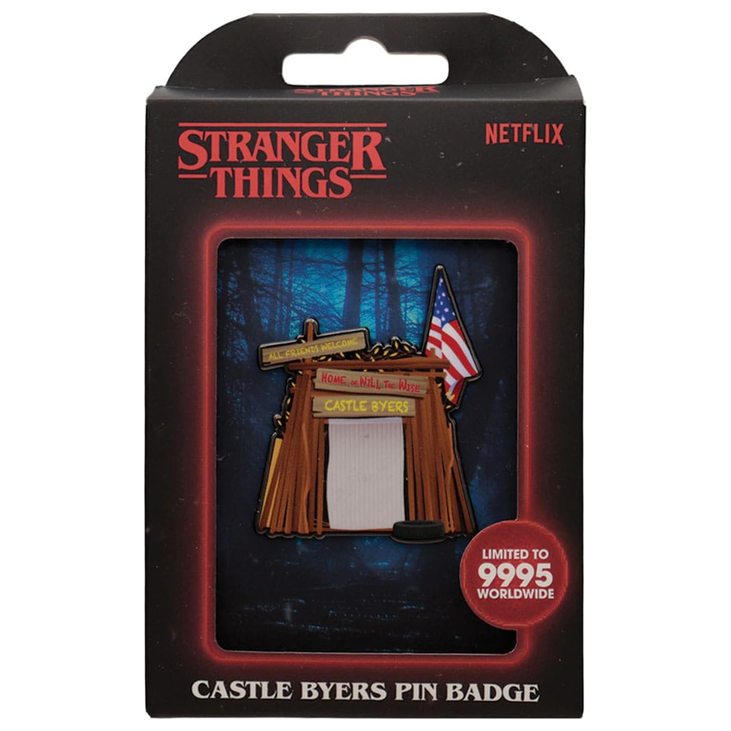 Stranger Things Pin Badge Castle Byers Limited Edition      product photo
