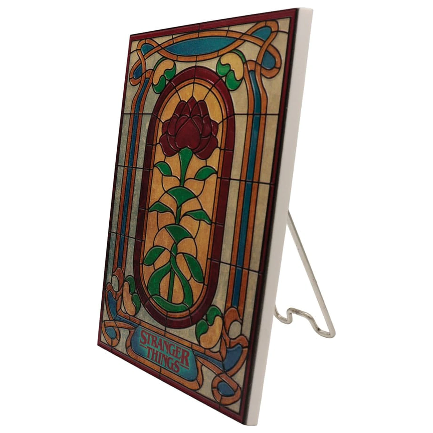 Stranger Things Resin Plaque Creel House Stained Glass Window product photo
