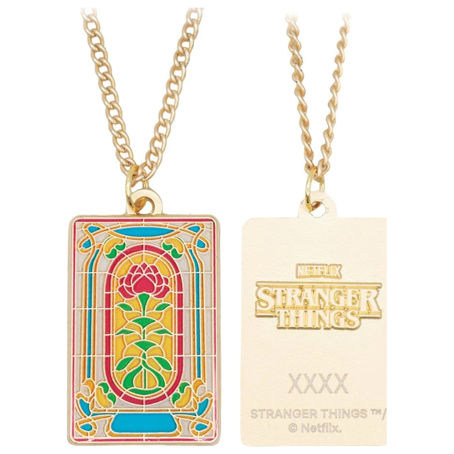 Stranger Things Necklace Creel House Window Limited Edition 3 x 2 cm product photo