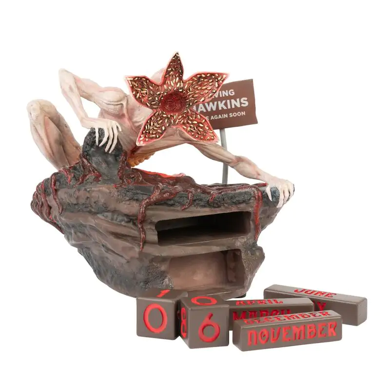 Stranger Things Demogorgon 3D perpetual calendar product photo