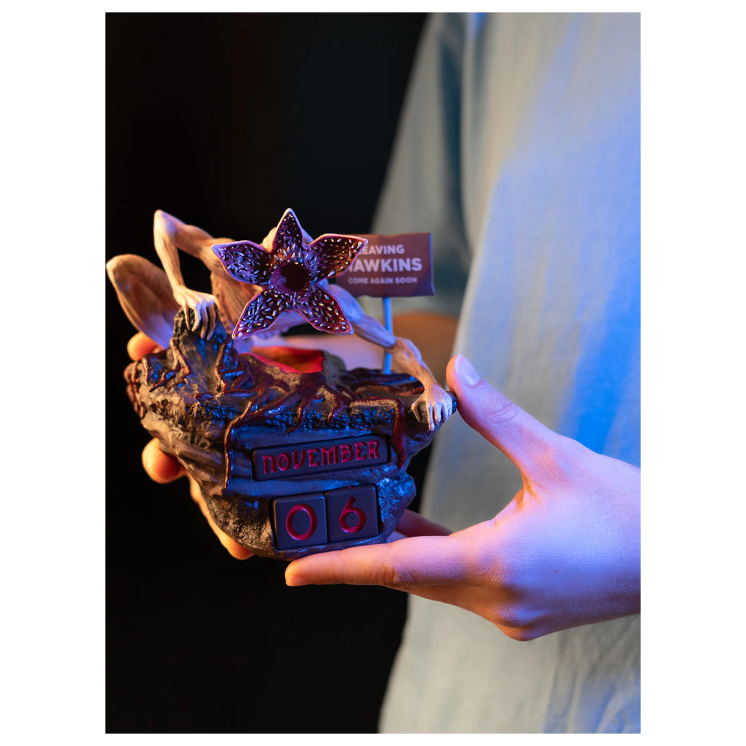 Stranger Things Demogorgon 3D perpetual calendar product photo