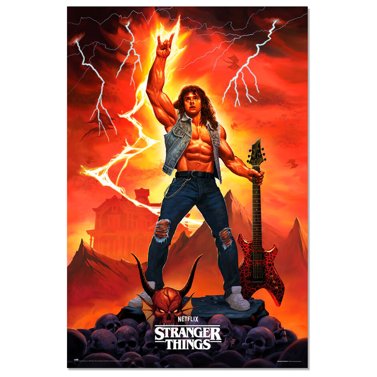 Stranger Things Eddie Munson poster product photo