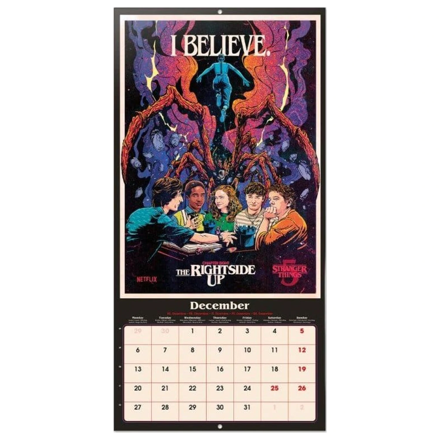 Stranger Things Wall Calendar 2027 30 x 30 cm product photo