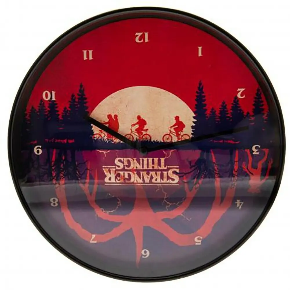 Stranger Things Wall Clock Upside Down termékfotó