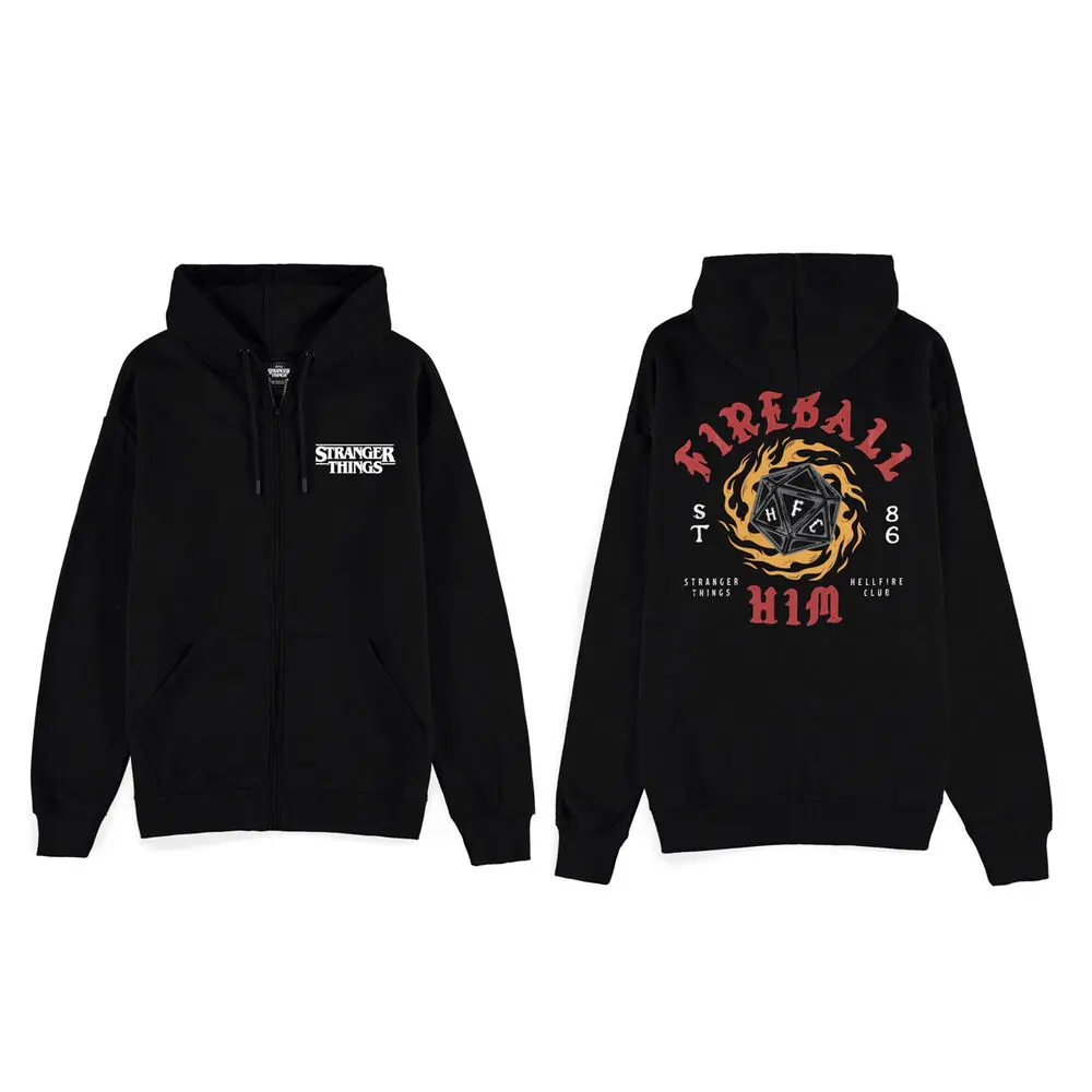 Stranger Things Fireball hoodie product photo