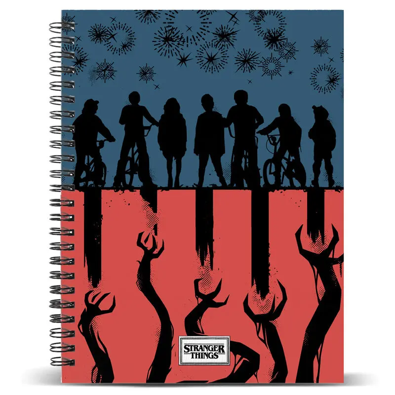Stranger Things Flag A4 notebook product photo