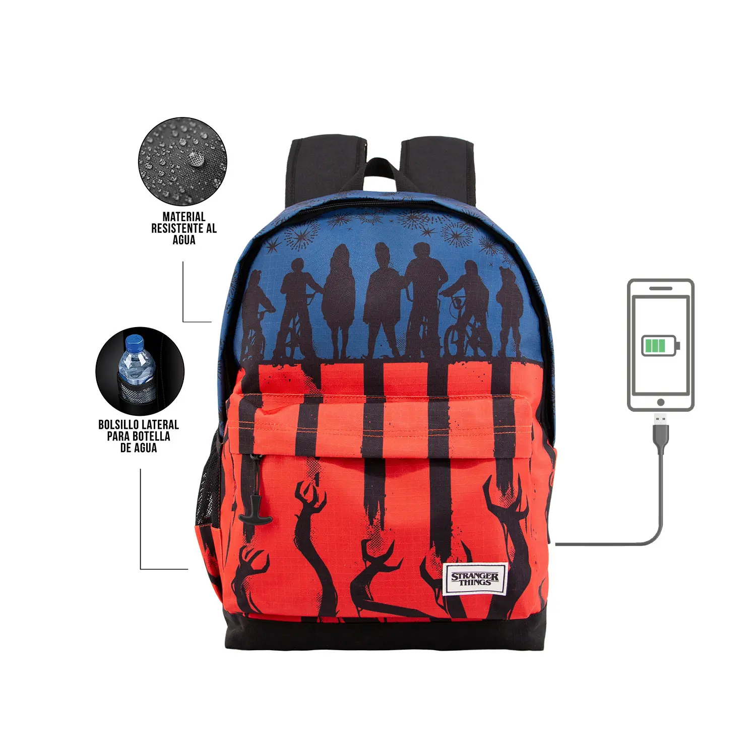 Stranger Things HS Backpack Flag product photo