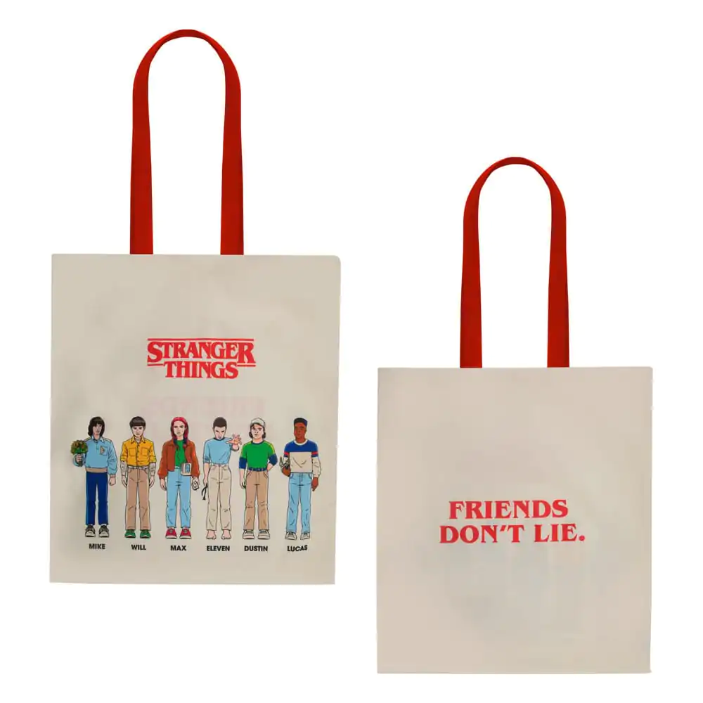 Stranger Things Tote Bag Friends Don't Lie product photo