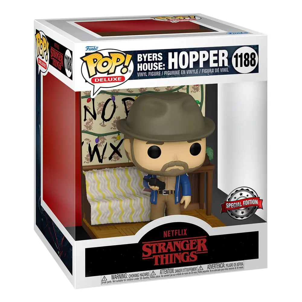 Stranger Things POP! Deluxe Vinyl Figure Byers House: Hopper 9 cm product photo
