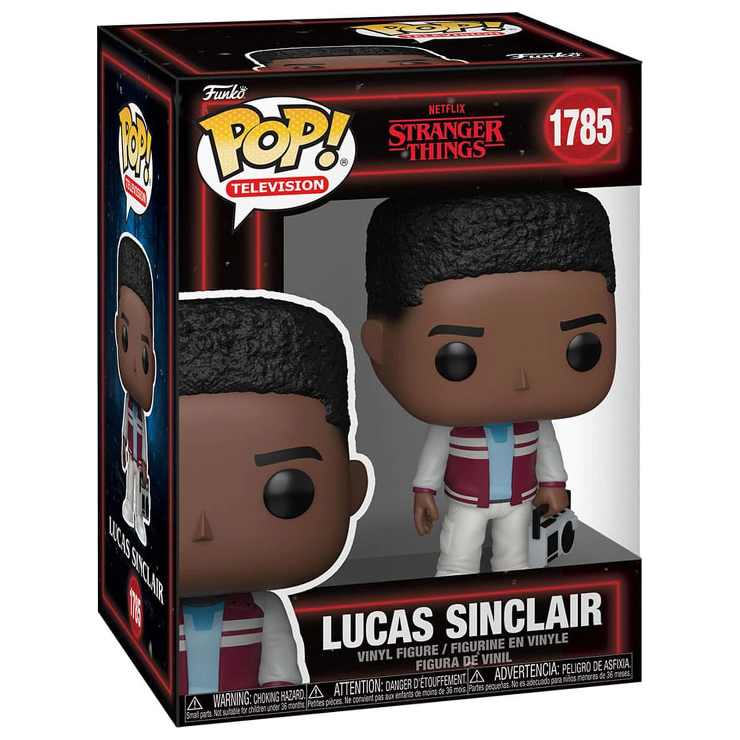 Stranger Things Funko POP! Television Vinyl Figures Lucas Sinclair with Boombox 9 cm product photo