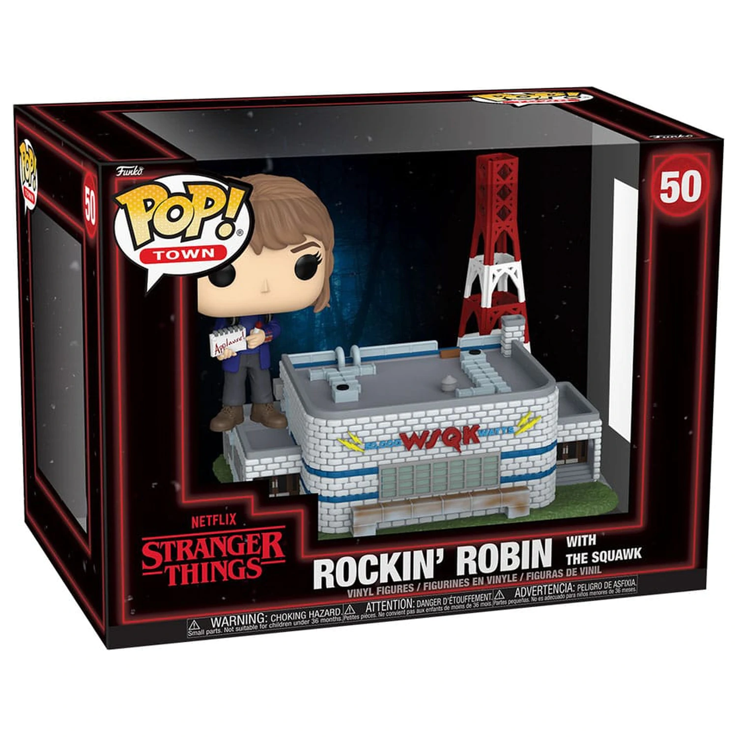 Stranger Things Funko POP! Town Vinyl Figures Rockin' Robin with The Squawk 9 cm product photo