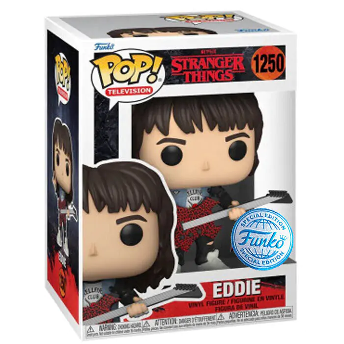 Stranger Things POP! TV Vinyl Figure Eddie with Guitar Special Edition 9 cm termékfotó