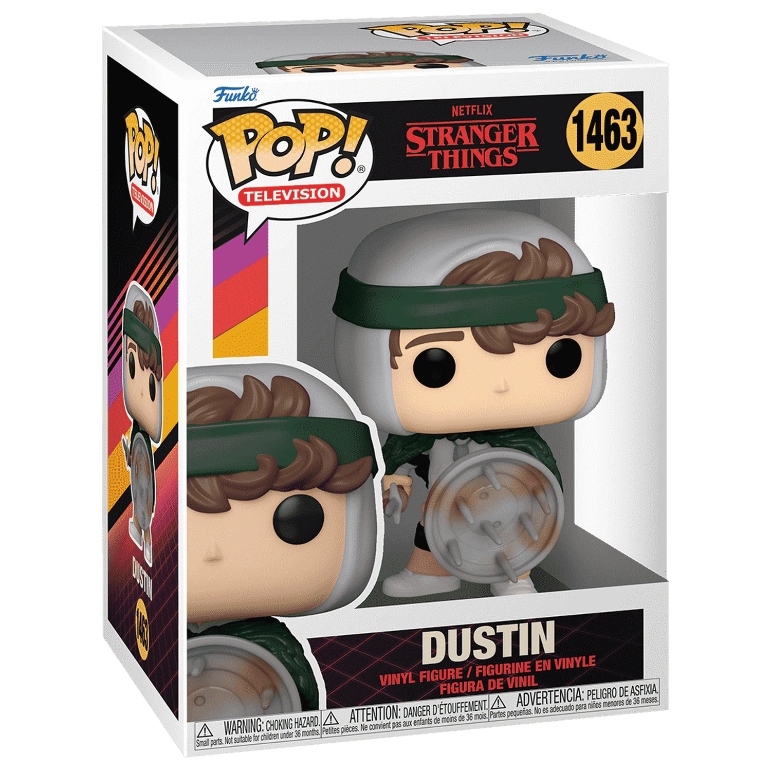 Stranger Things POP! TV Vinyl Figure Hunter Dustin with Shield 9 cm product photo