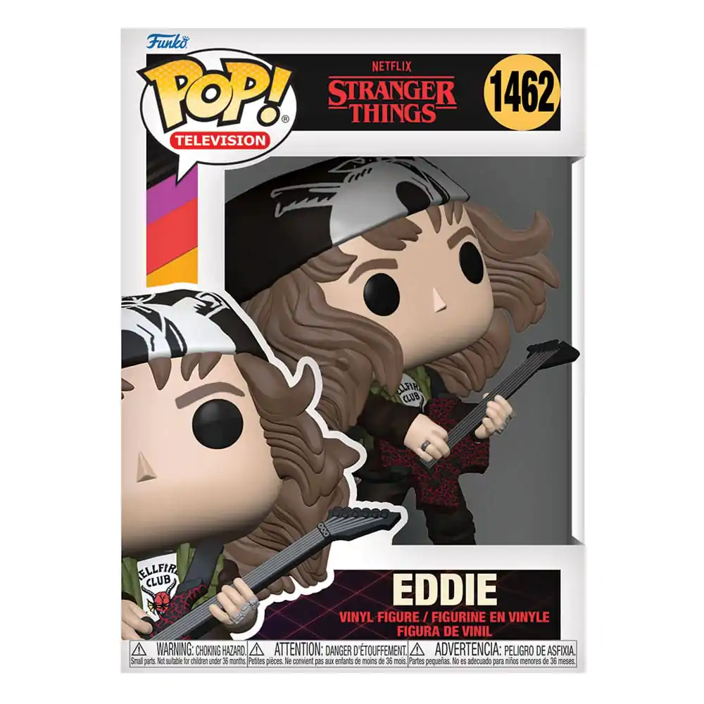 Stranger Things POP! TV Vinyl Figure Hunter Eddie with Guitar 9 cm termékfotó