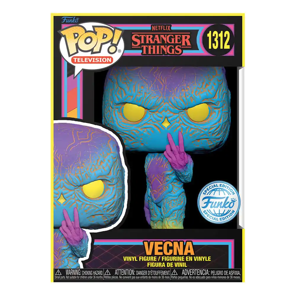 Stranger Things Funko POP! TV Vinyl Figures Vecna(BLKLT) 9 cm termékfotó