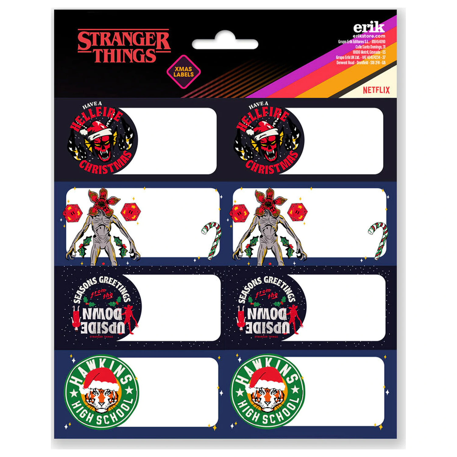 Stranger Things Adhesive labels product photo