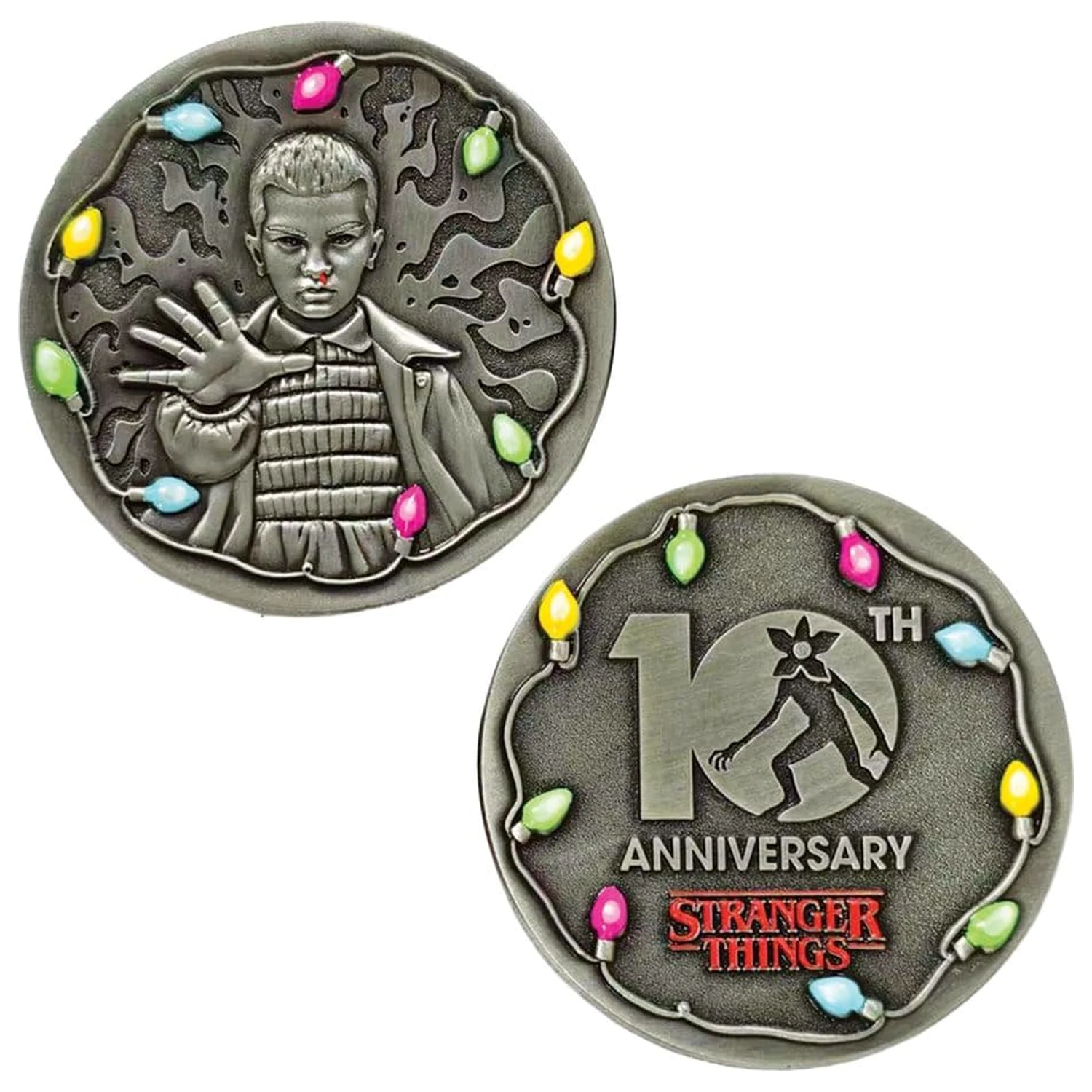 Stranger Things Collectable Coin 10th Anniversary Eleven Limited Edition product photo