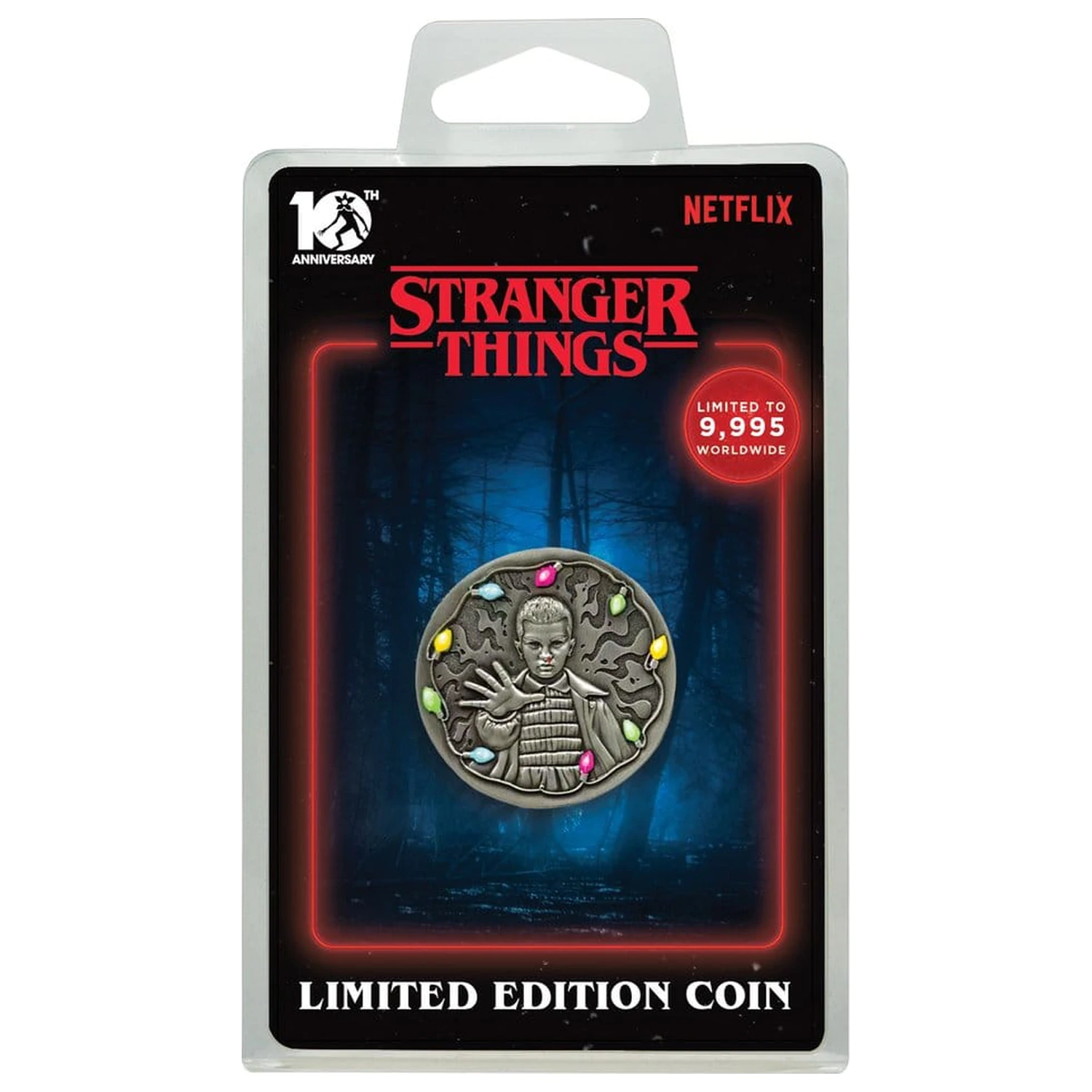 Stranger Things Collectable Coin 10th Anniversary Eleven Limited Edition product photo