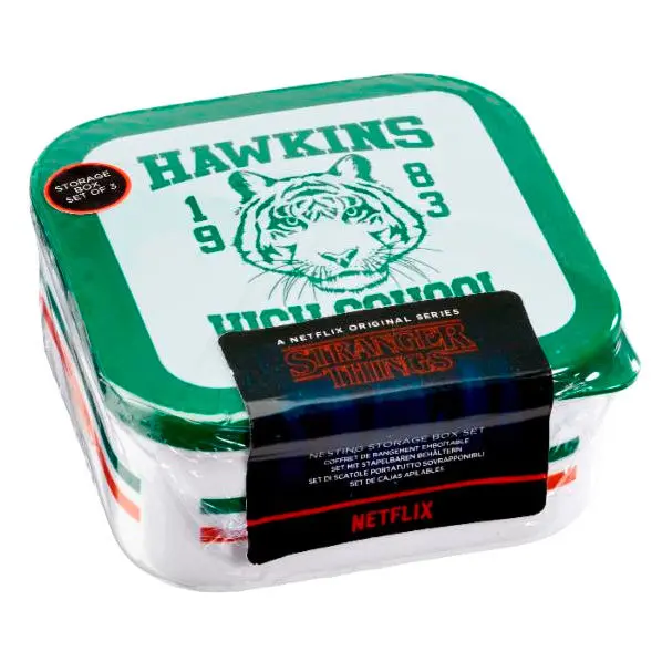 Stranger Things Hawkins High School kitchen storage set product photo
