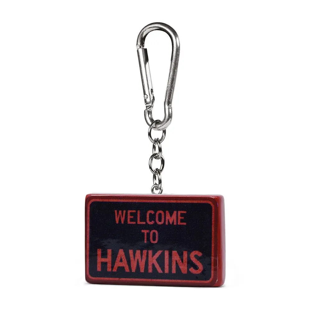 Stranger Things 3D Rubber Keychain Hawkins Sign 6 cm product photo
