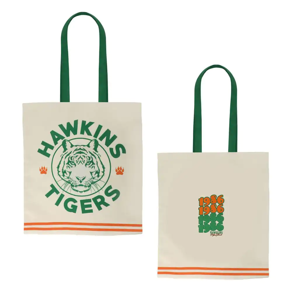 Stranger Things Tote Bag Hawkins Tigers product photo