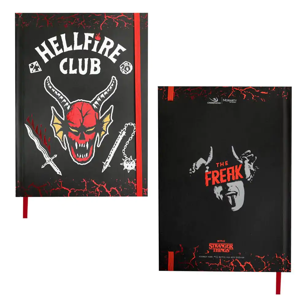 Stranger Things Notebook Hell Fire Club  product photo